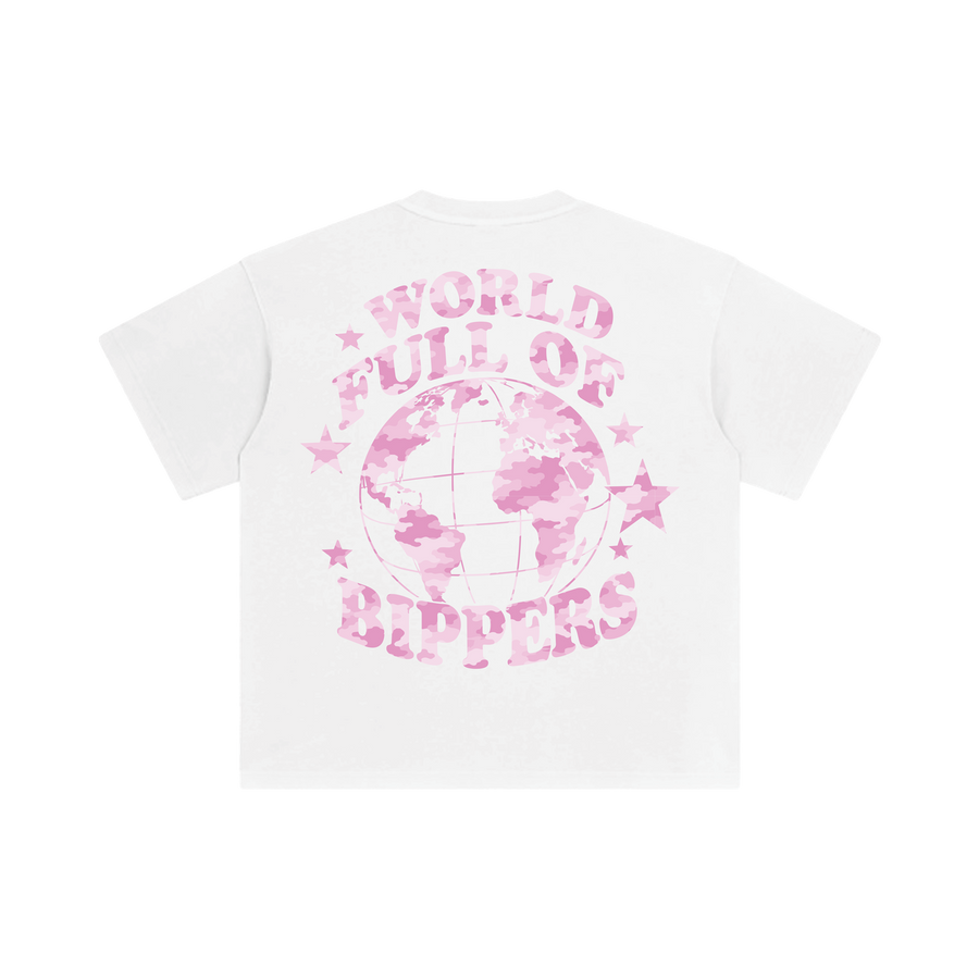 Pink Bippers Worldwide Tee (back)